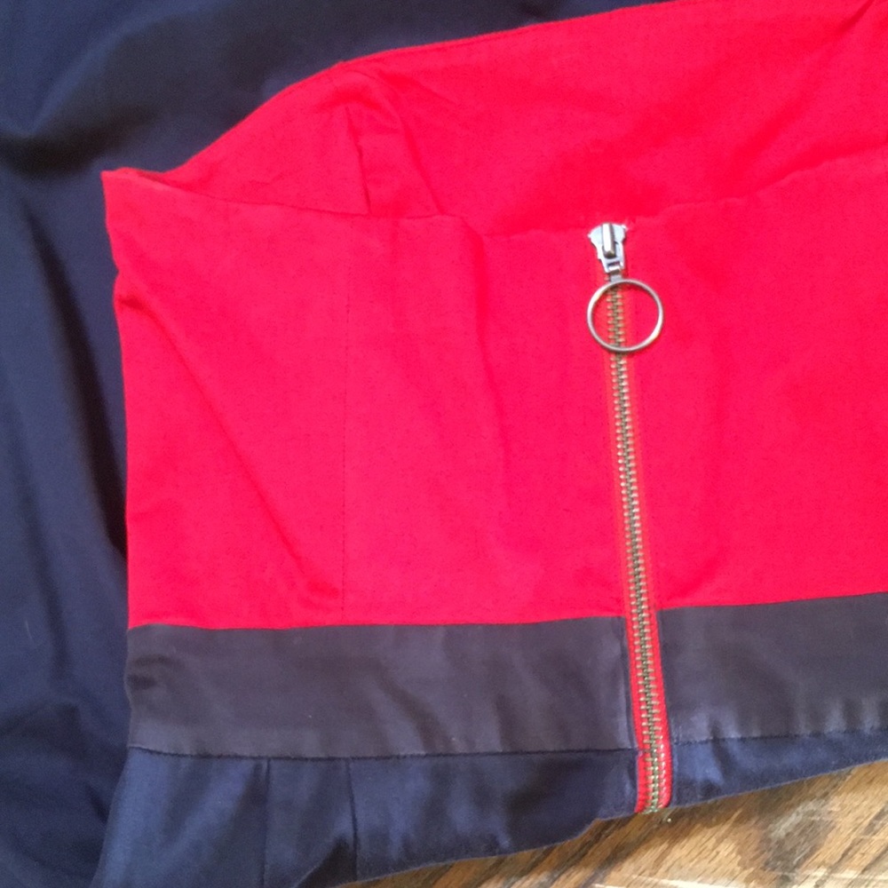 Strapless French Connection Color Block Dress - image 5